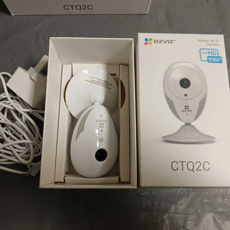 PAIR OF EZVIZ CTQ2C HD INDOOR WI-FI CAMERAS