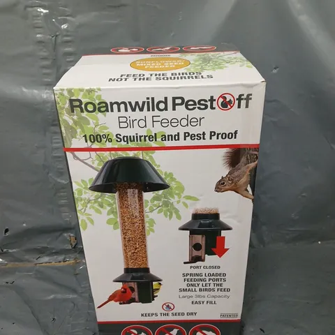 BOXED ROAMWILD PEST OFF BIRD FEEDER