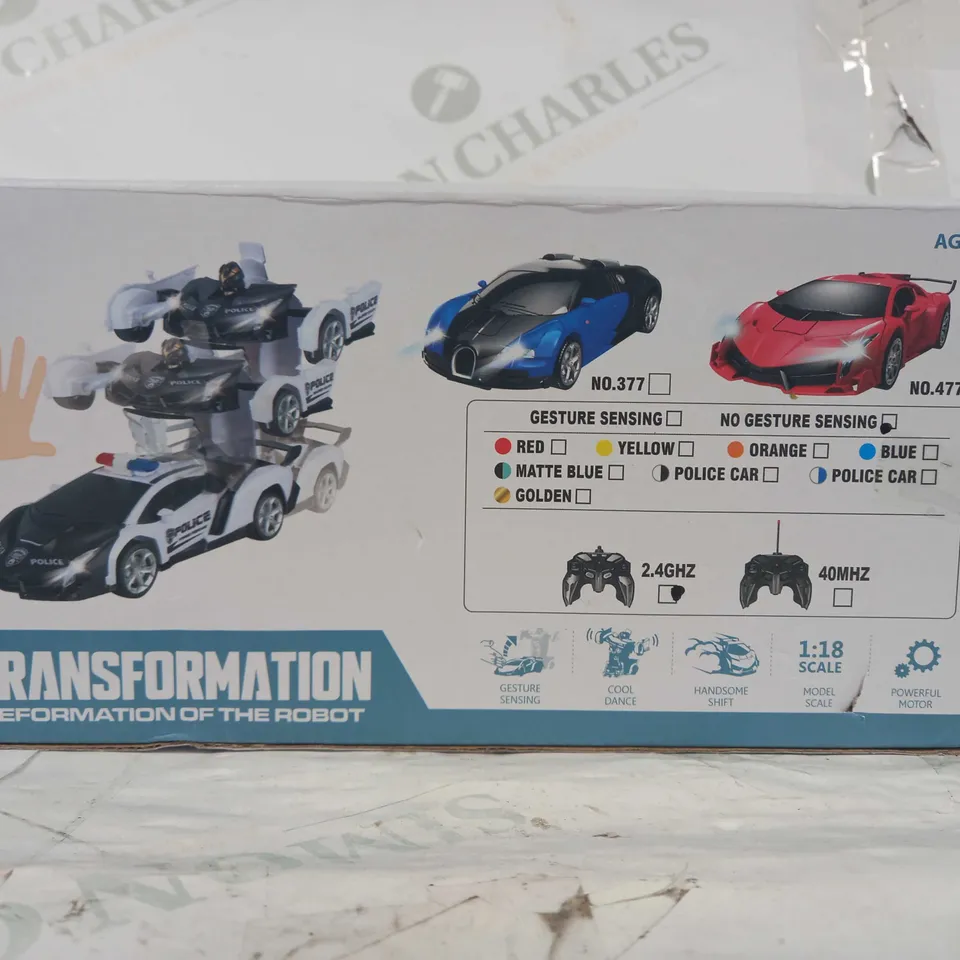TRANSFORMAION DEFORMATION OF THE ROBOT 1:18 SCALE MODEL