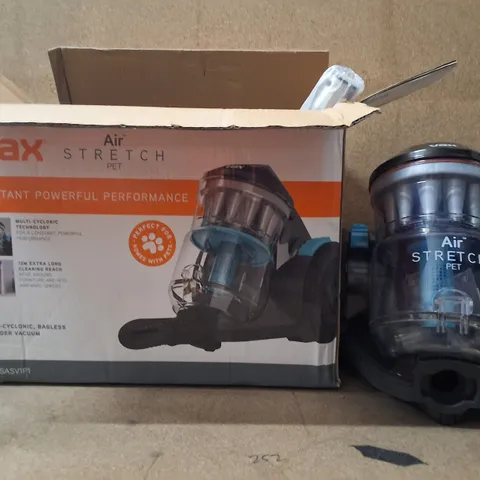 BOXED VAX AIR STRETCH PET CYLINDER VACUUM CLEANER CCQSASV1P1