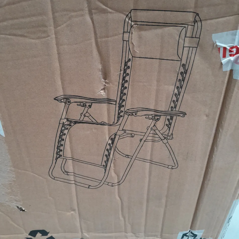 LUXURY RELAXER CHAIR BLACK (1 BOX) RRP £44.99