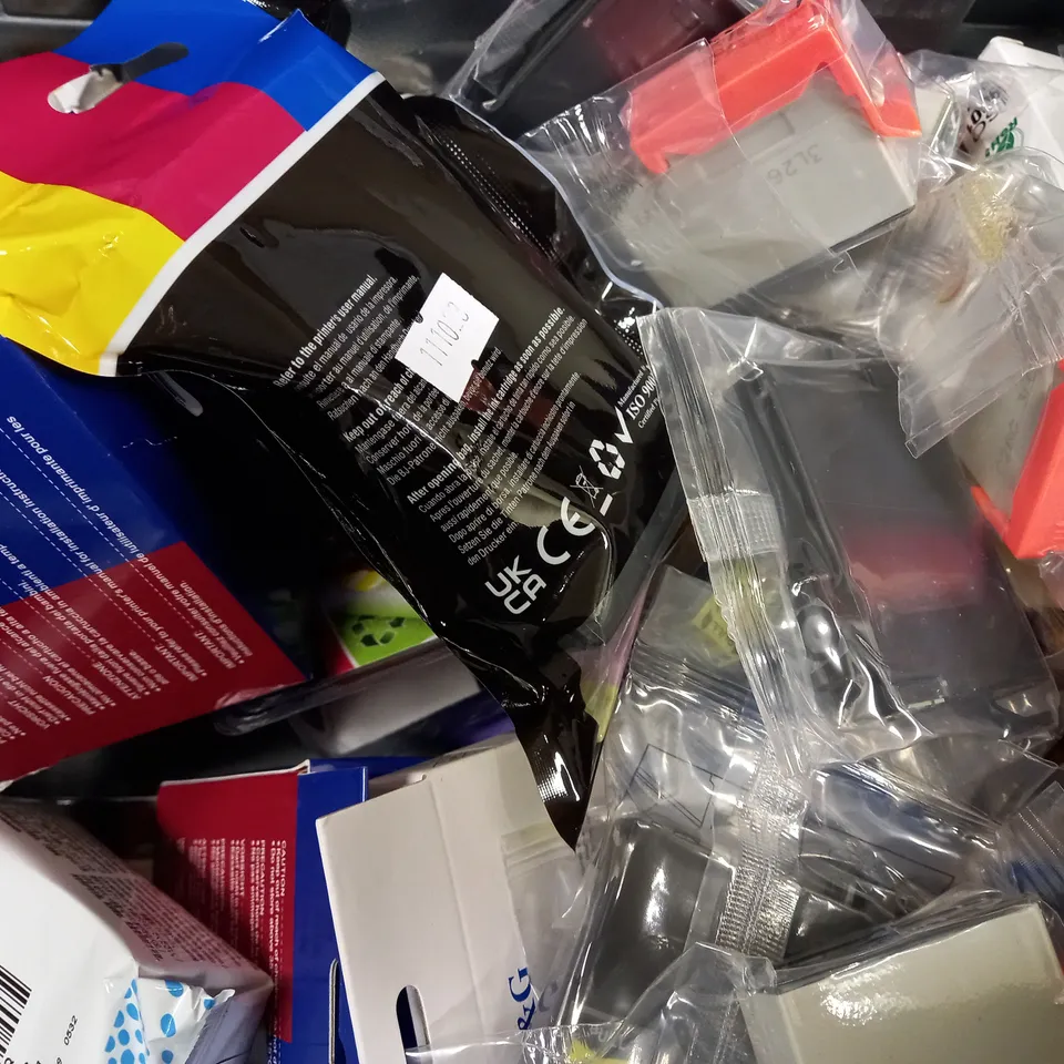 BOX OF A LARGE QUANTITY OF ASSORTED PRINTER INK CARTIRDGES 