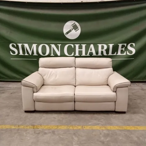 QUALITY DESIGNER 2 SEATER ELECTRIC RECLINER LEATHER SOFA