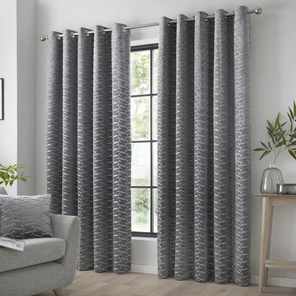 DOSSET EYELET ROOM DARKENING CURTAINS 