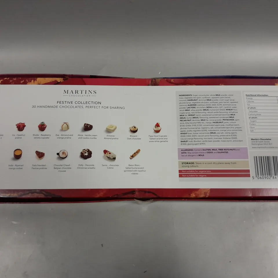 SEALED MARTIN'S CHOCOLATIER FESTIVE COLLECTION 