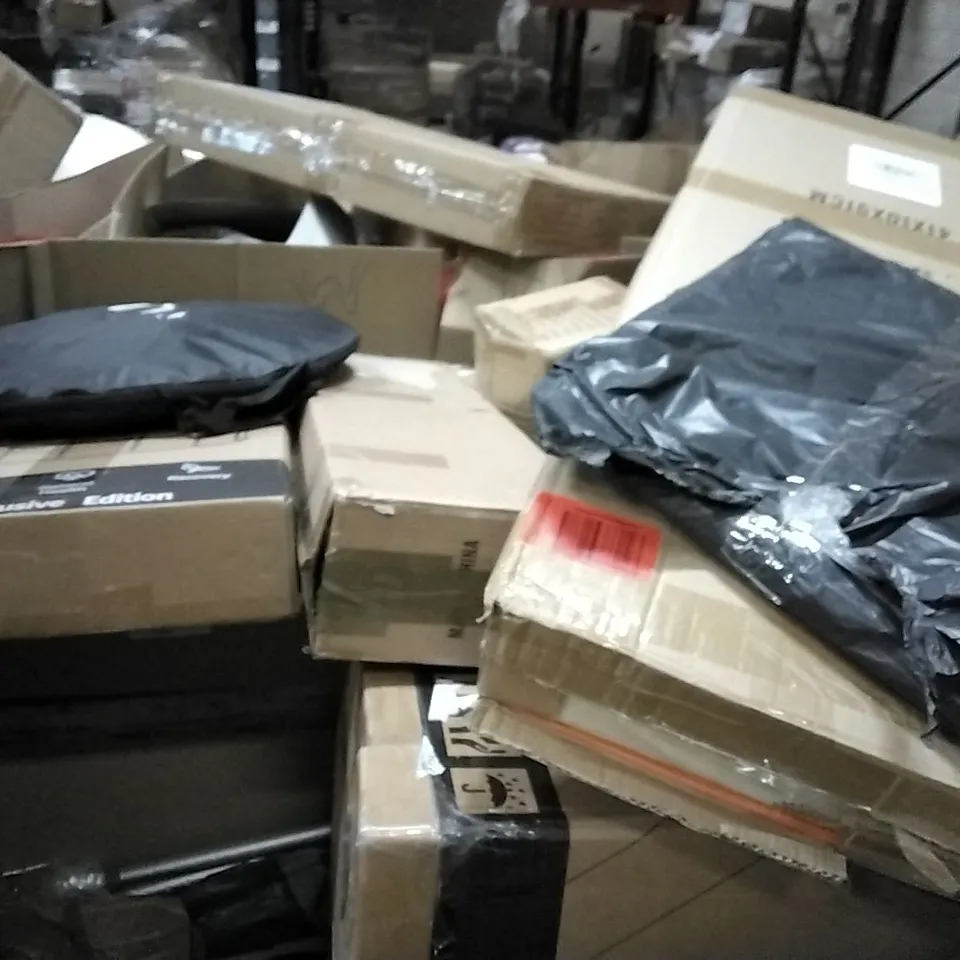 PALLET OF ASSORTED PRODUCTS AND HOUSEHOLD GOODS TO INCLUDE;STEAM CLEANER,POPUP TENT,CLOTHES DRYING RACK
