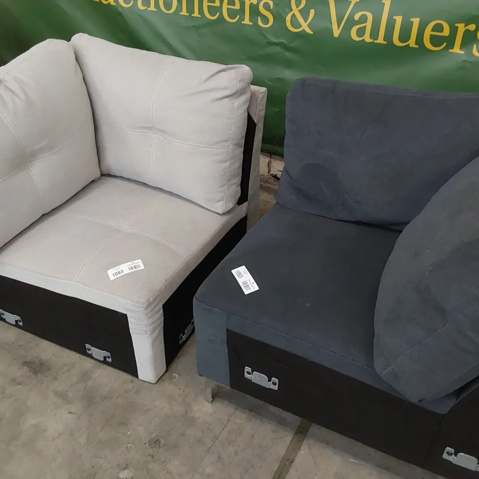 TWO ASSORTED CORNER SECTIONS 