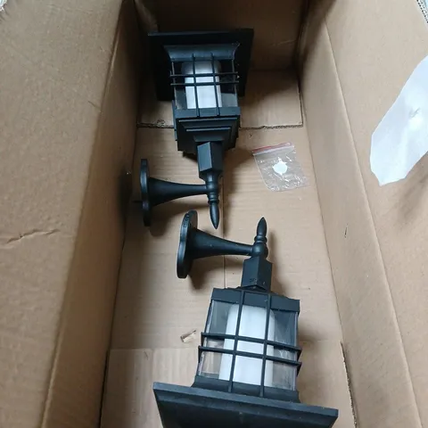 FLOURISH SOLAR FLAME LIGHT SET OF TWO BOXED