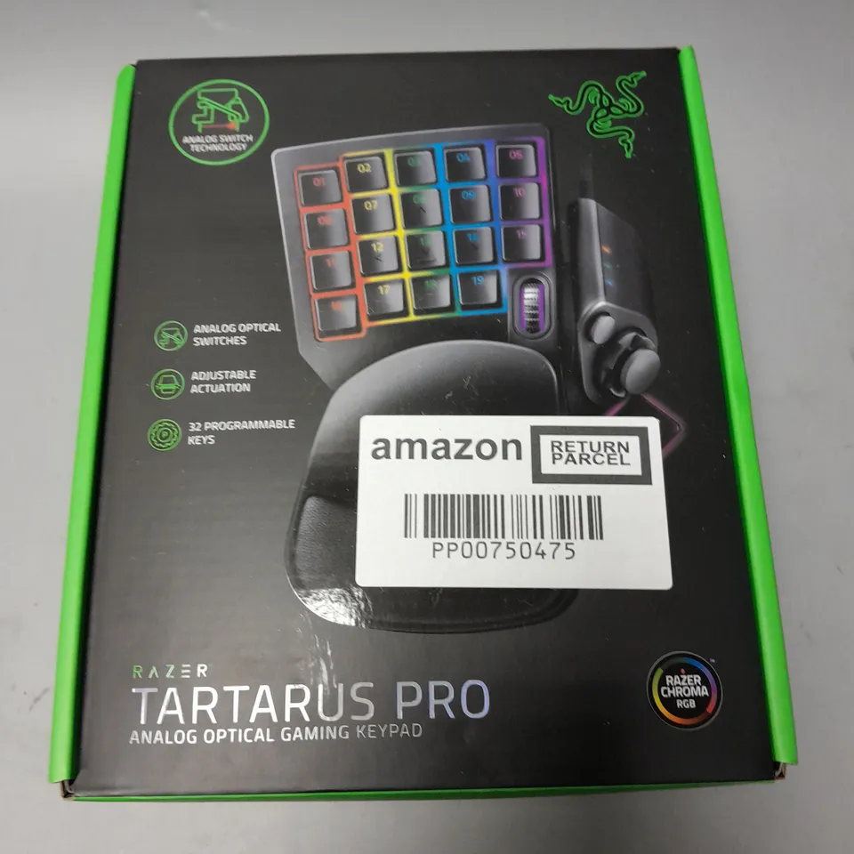 BOXED RAZER TARTARUS PRO ANALOG OPTICAL GAMING KEYPAD