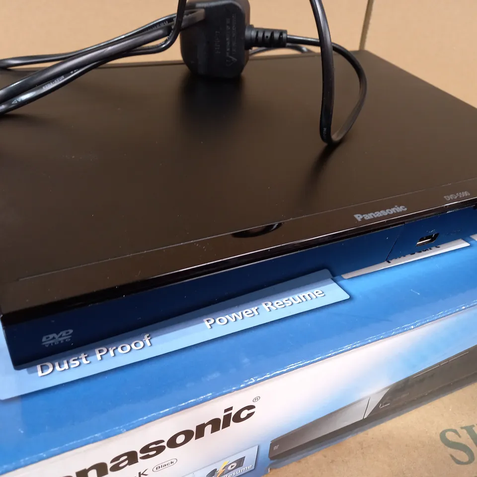 PANASONIC DVD-S500EB-K DVD/CD PLAYER BLACK