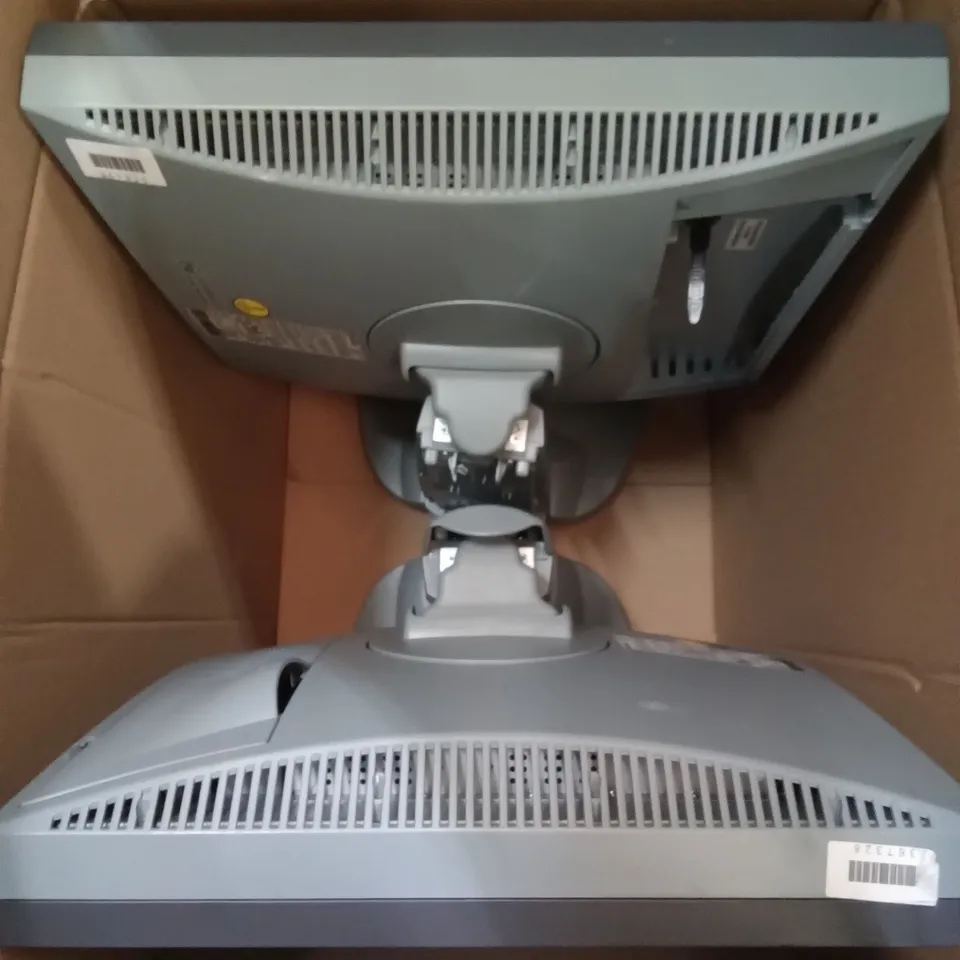 BOX OF 2 BARCO 4A COMPUTER MONITORS