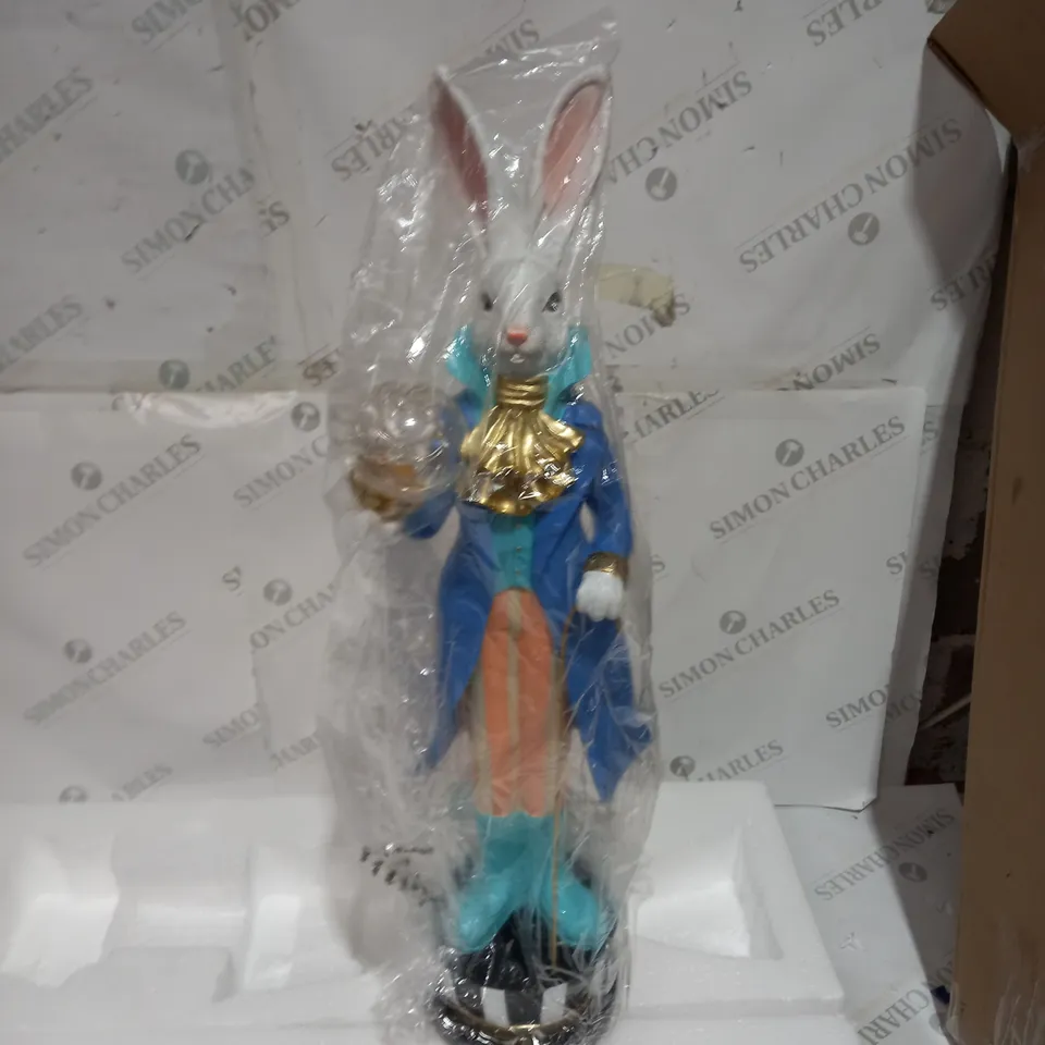 BOXED DECORATIVE BUNNY GARDEN ORNAMENT 