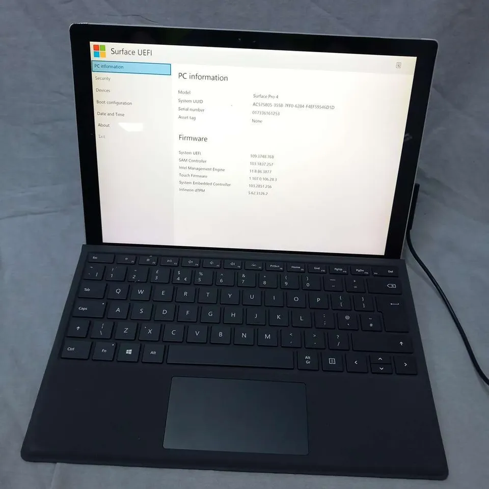 MICROSOFT SURFACE PRO 4 128GB