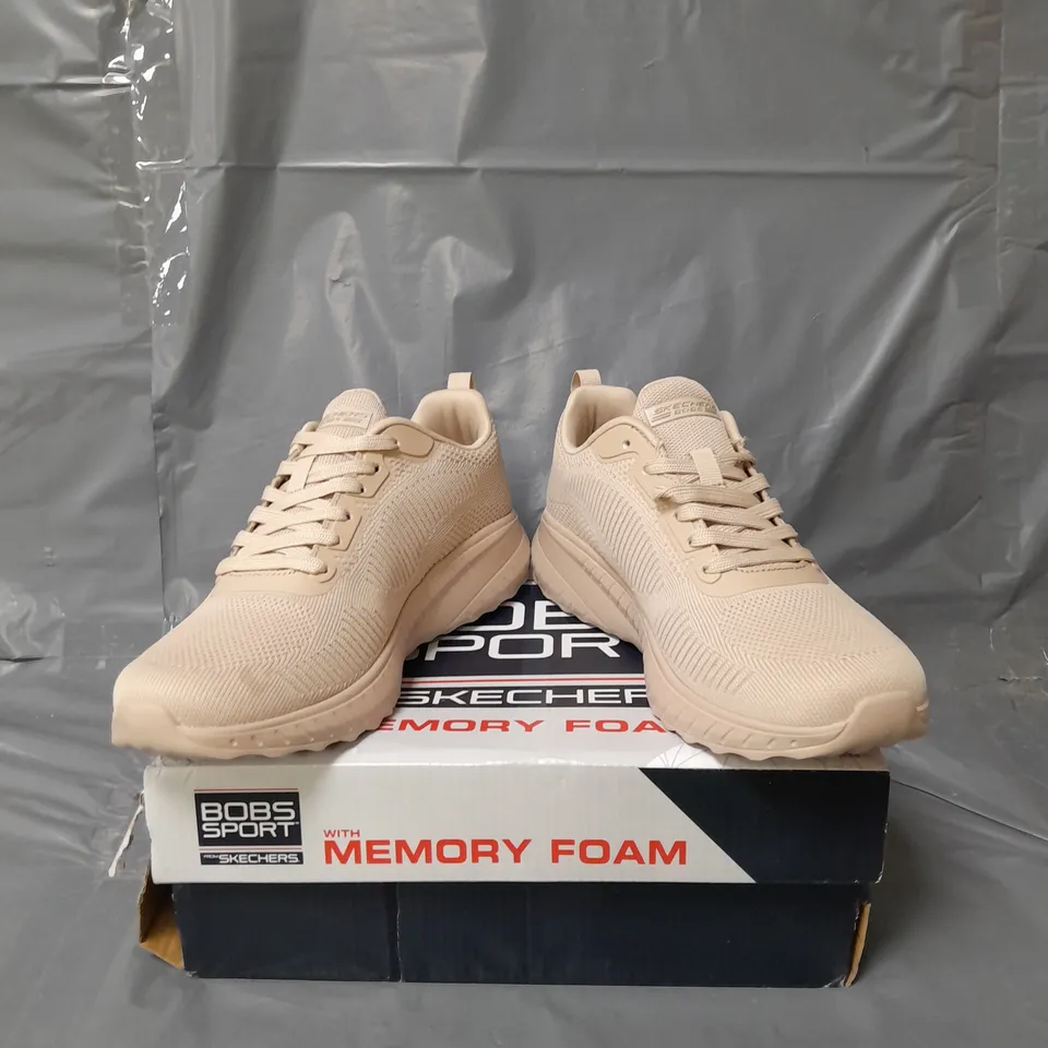 BOBS SPORT FROM SKECHERS TRAINERS TAUPE SIZE 5.5