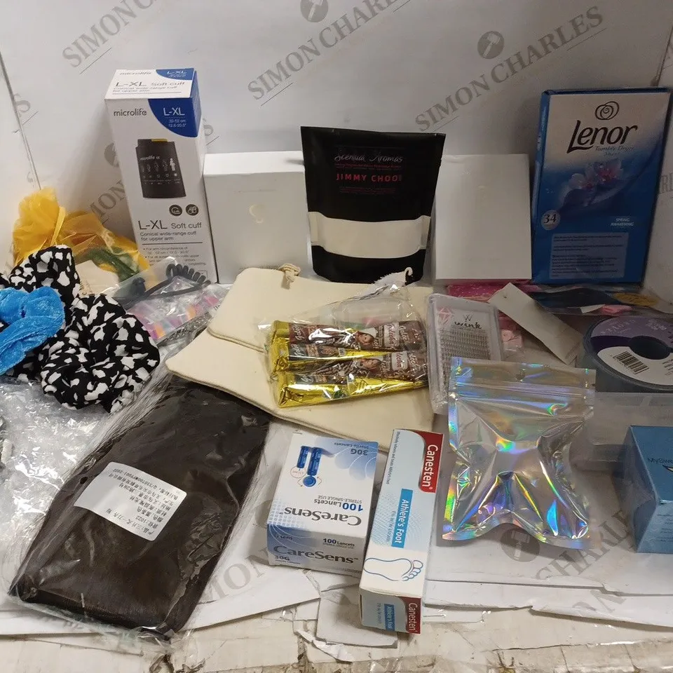 LOT OF APPROX 20 ASSORTED HEALTH AND BEAUTLY- TEETH WHITENING POWDER, MEDICAL PRESSURE SOFT CUFF