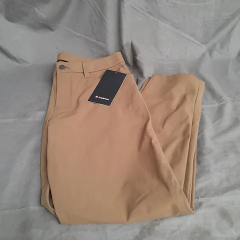 LULULEMON ABC SLIM-FIT 5 POCKET WARPSTREME PANTS IN ARTIFACT SIZE W31 L30