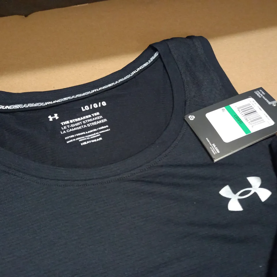 UNDER ARMOUR RUNNING BLACK VEST - LG