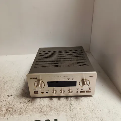 TEAC STEREO AM/FM RECEIVER AG H500– VINTAGE SILVER-FACED, MULTIPLE RCA INPUTS