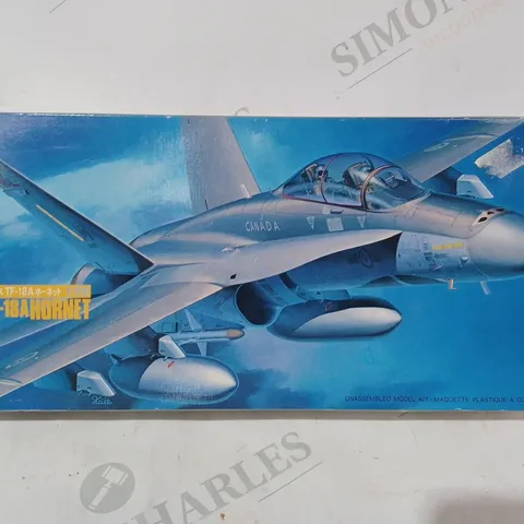 BOXED HASEGAWA 1:72 SCALE TF-18A HORNET MODEL KIT