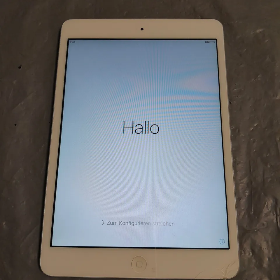 UNBOXED APPLE IPAD MINI IN WHITE - A1432