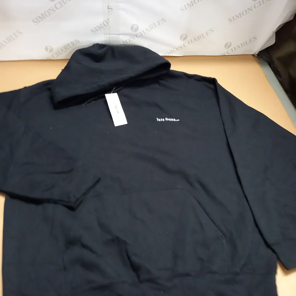 IETS FRANS BLACK HOODIE - M