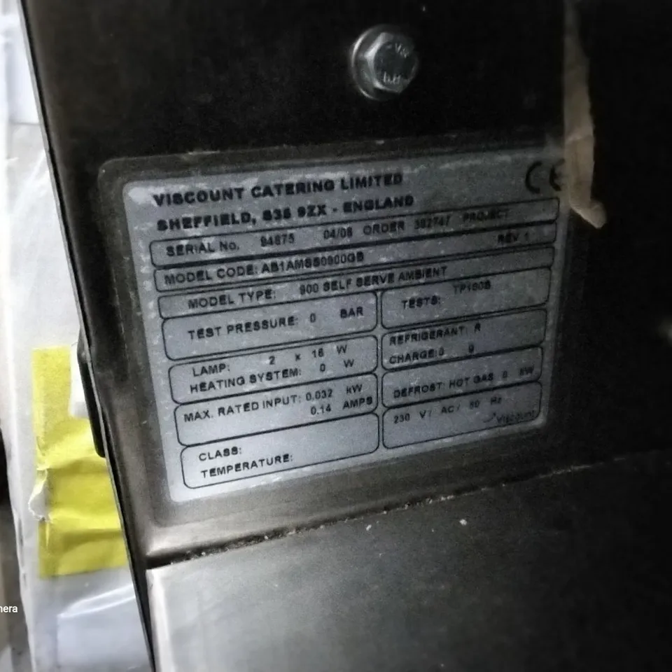 DELFIELD AB1AMSS0900GS DISPLAY FRIDGE