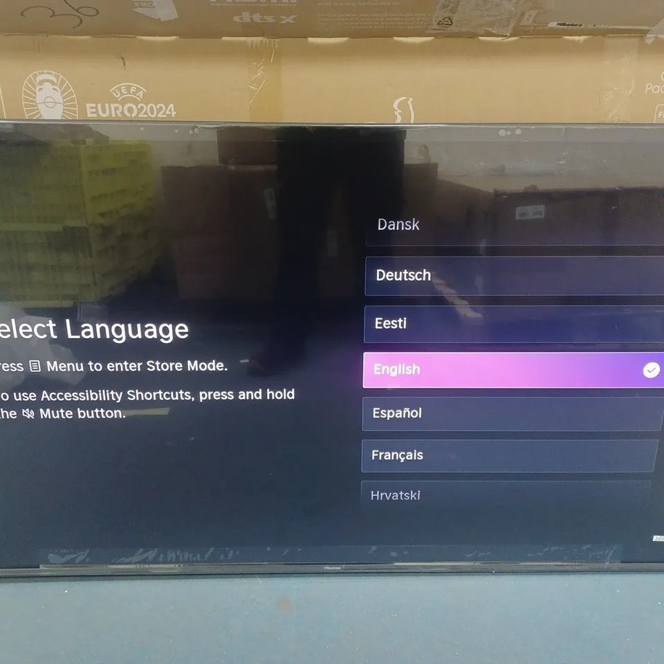 HISENSE QLED E7 SERIES 58" SMART TV - COLLECTION ONLY