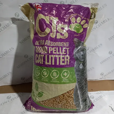 CJ'S WOOD PELLET CAT LITTER 30 LITRE