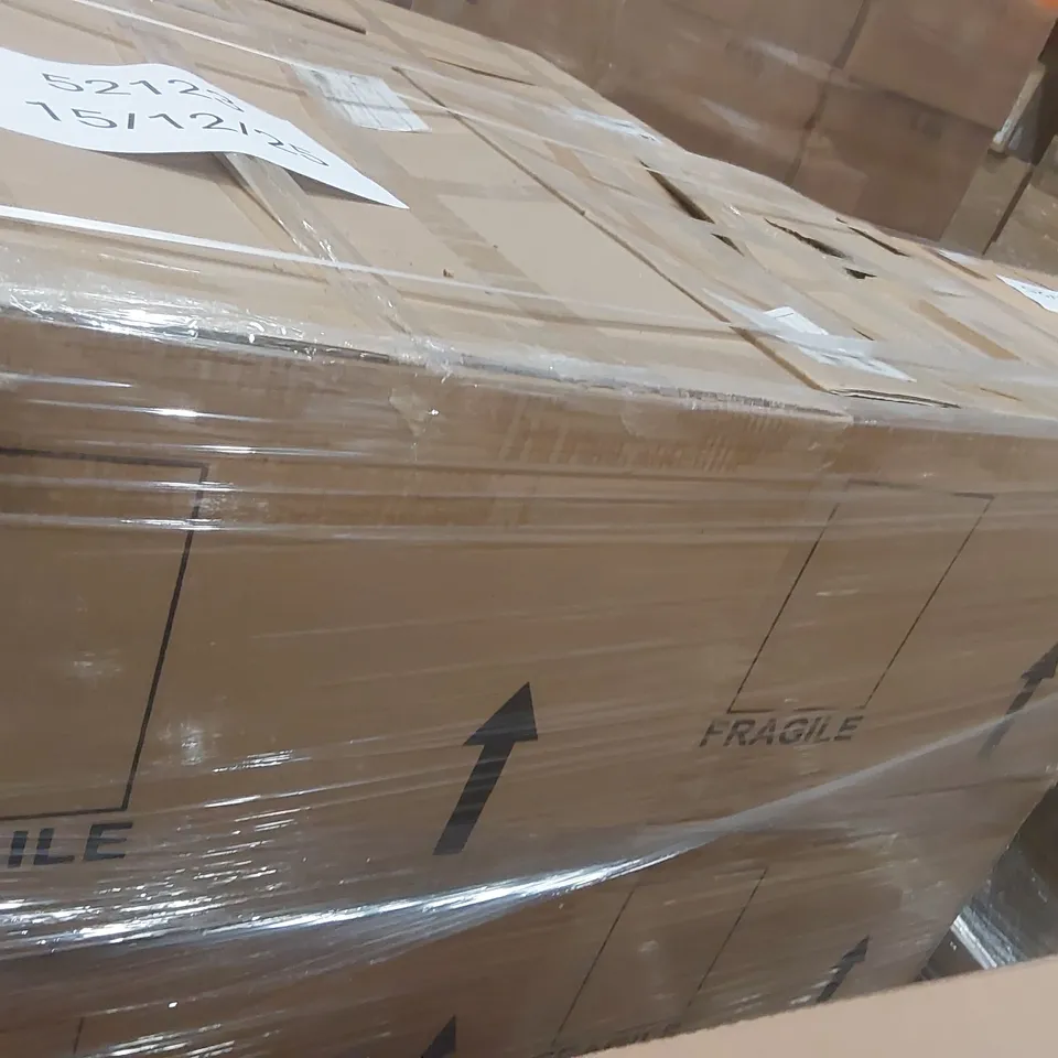 PALLET CONTAINING A LARGE QUANTITY OF ASSORTED BATHROOM FURNITURE PARTS INCLUDING: SAVENA SINGLE DRAWER VANITY BASES