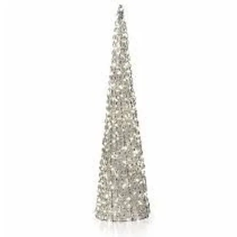 FESTIVE INDOOR/OUTDOOR 80CM PRE LIT MICROLIGHT CONE LIGHT
