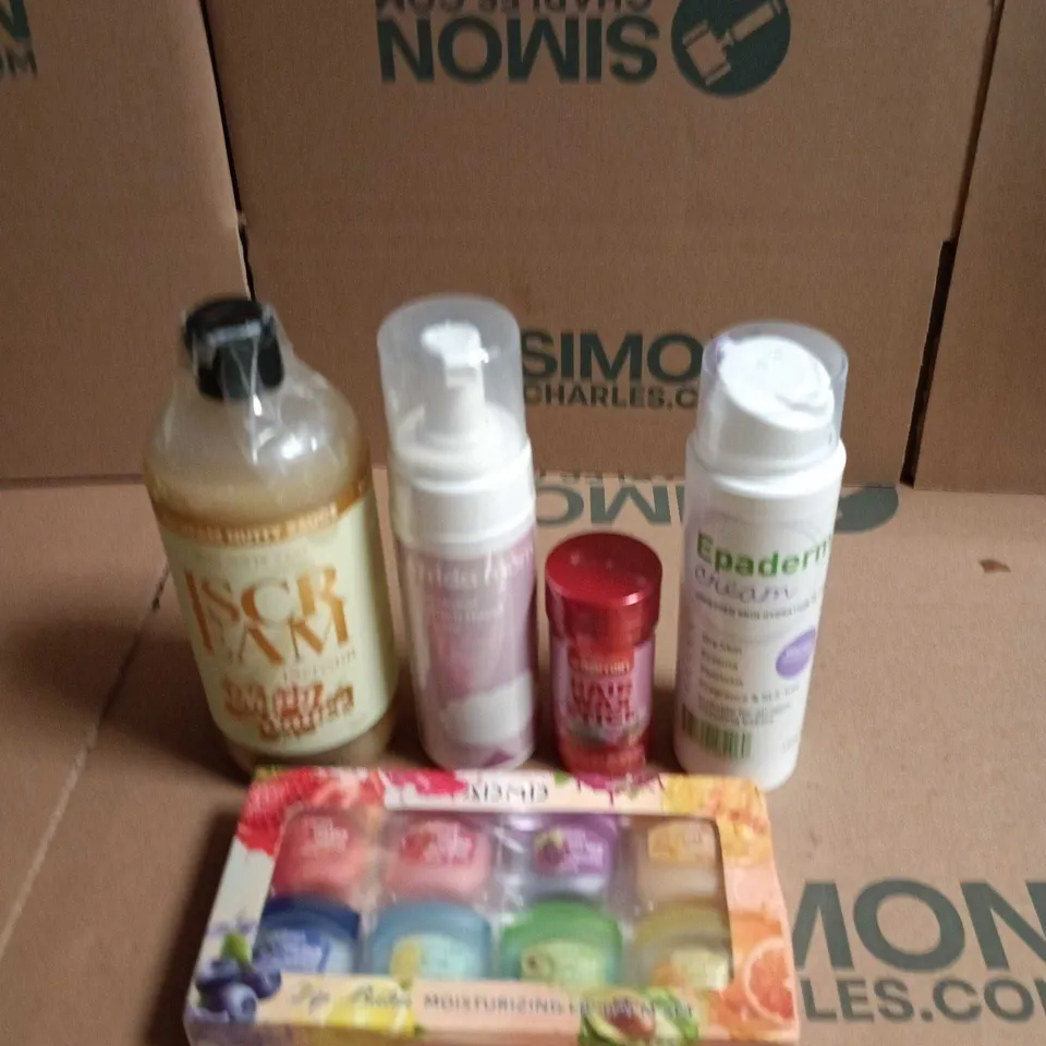 APPROXIMATEY 20 ASSORTED HEALTH AND BEAUTY PRODUCTS TO INCLUDE - EPADERM CREAM - FRIDA MOM PERINEAL WITCH HAZEL FOAM AND HAIR WAX STICK