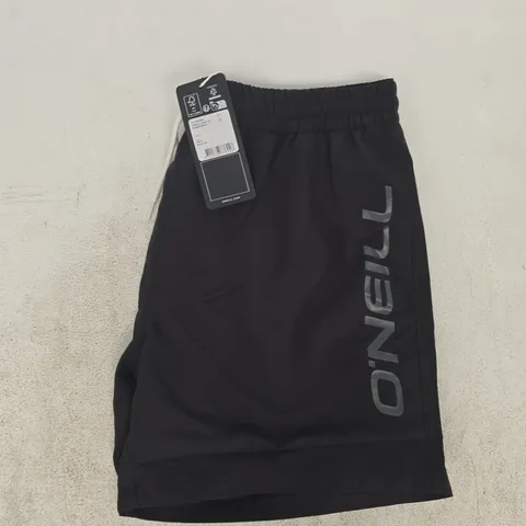 O'NEILL LOGO 16" SWIMSHORTS IN BLACK SIZE LARGE
