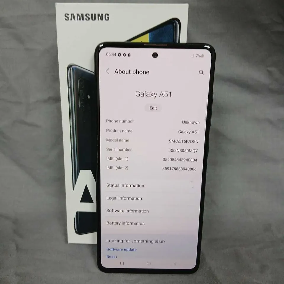 SAMSUNG GALAXY A51 64GB – (BOXED)