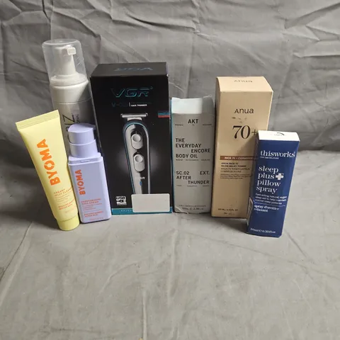 APPROXIMATEY 20 ASSORTED HEALTH AND BEAUTY PRODUCTS TO INCLUDE - BYOMA CREAMY JELLY CLEANSER - ANUA RICE 70 + CERAMIDE GLOW MILKY TONER - THISWORKS SLEEP PLUS PILLOW SPRAY - ETC