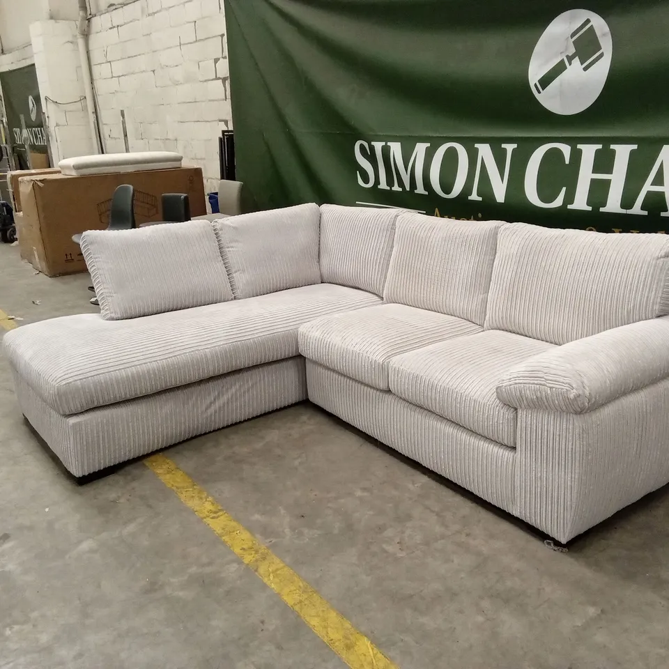 AMALFI STANDARD BACK FABRIC LEFT HAND CORNER CHAISE SOFA RRP £949