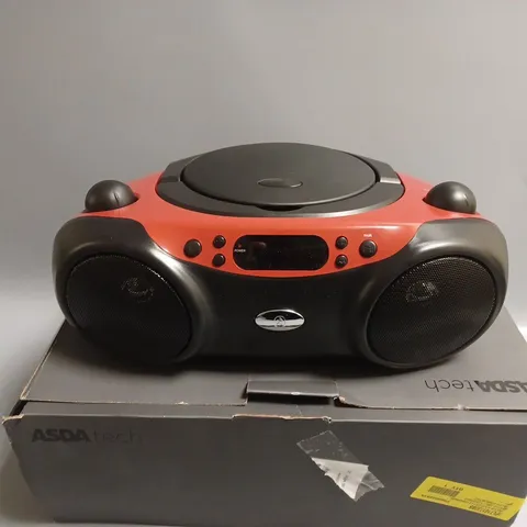 BOXED ASDA TECH BLUETOOTH CD BOOMBOX