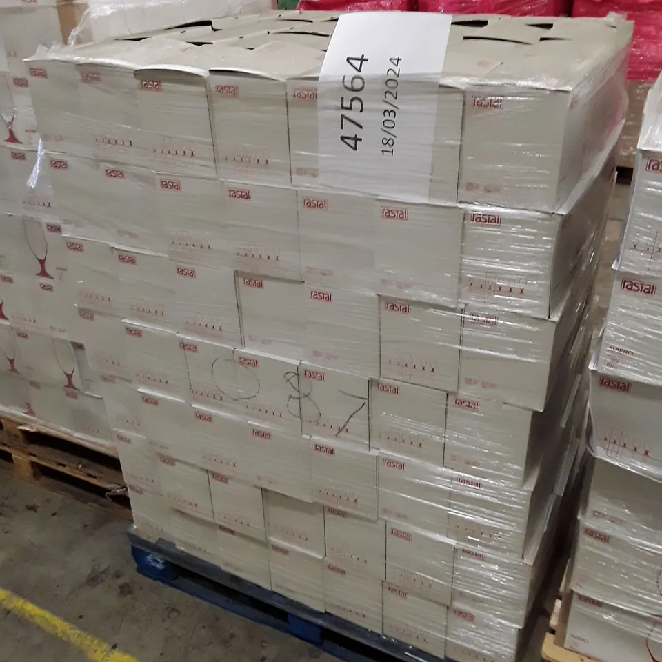 PALLET OF APPROXIMATELY 196 BOXES CONTAINING 6 RASTAL AVIERO 300ML GOBLETS