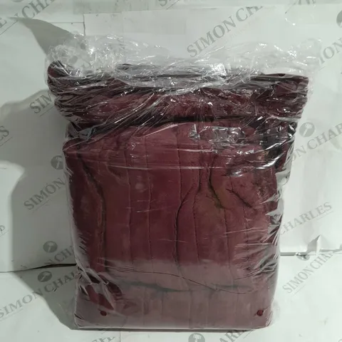 BOXED COZEE HOME HEATED THROW IN PLUM