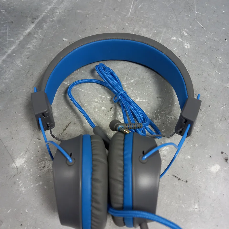 JBUDDIES STUDIO KIDS WIRED HEADPHONES IN BLUE 