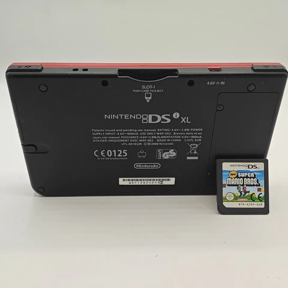UNBOXED NINTENDO DS XL SUPER MARIO 25TH ANNIVERSARY EDITION IN RED