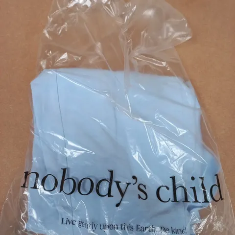 NOBODY'S CHILD LIGHT BLUE PETITE REIGN MIDI DRESS - UK 6 (EU 34)