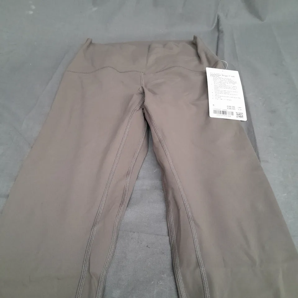 LULULEMON ALIGN HR PANT 31 IN BROWN - SIZE 6