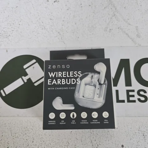 ZENSO WIRELESS EARBUDS WITH CHARGING CASE
