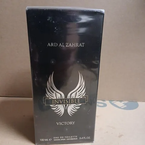 BOXED AND SEALED ARD AL ZAHRAT INVISIBLE VICTORY EAU DE TOILETTE 100ML