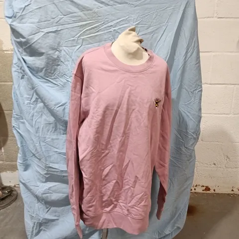 BLUE PANDA PINK LONG-SLEEVE TOP – WOMEN'S, SIZE XL
