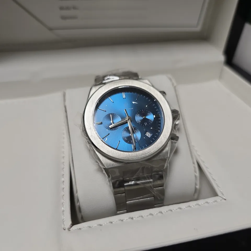 BERNARD REINHARDT CHRONOGRAPH WATCH – 316S STAINLESS STEEL CASE & STRAP – 5ATM WATER RESISTANT – GIFT BOX INCLUDED 