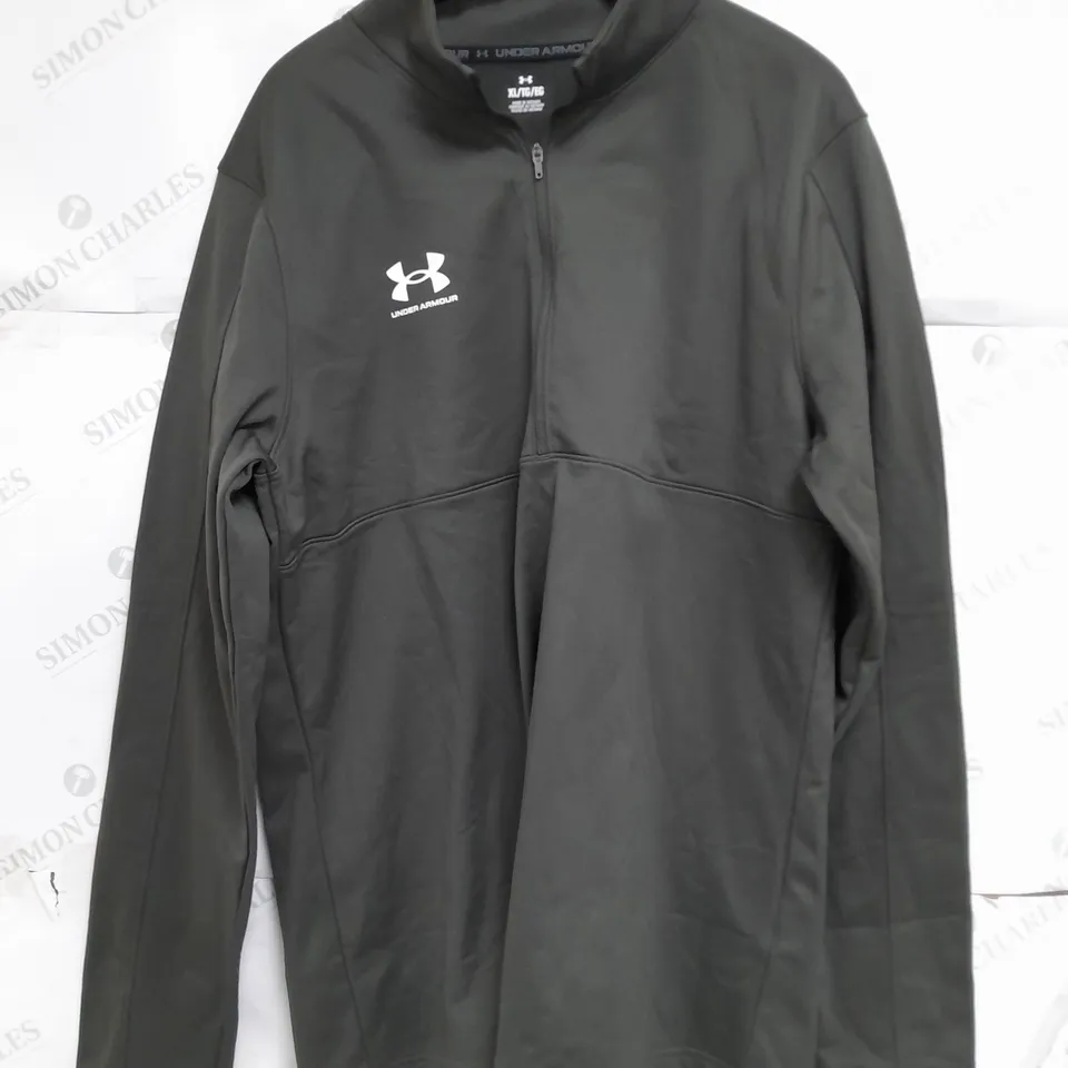 UNDER ARMOUR DARK GREEN XL QUARTER ZIP 