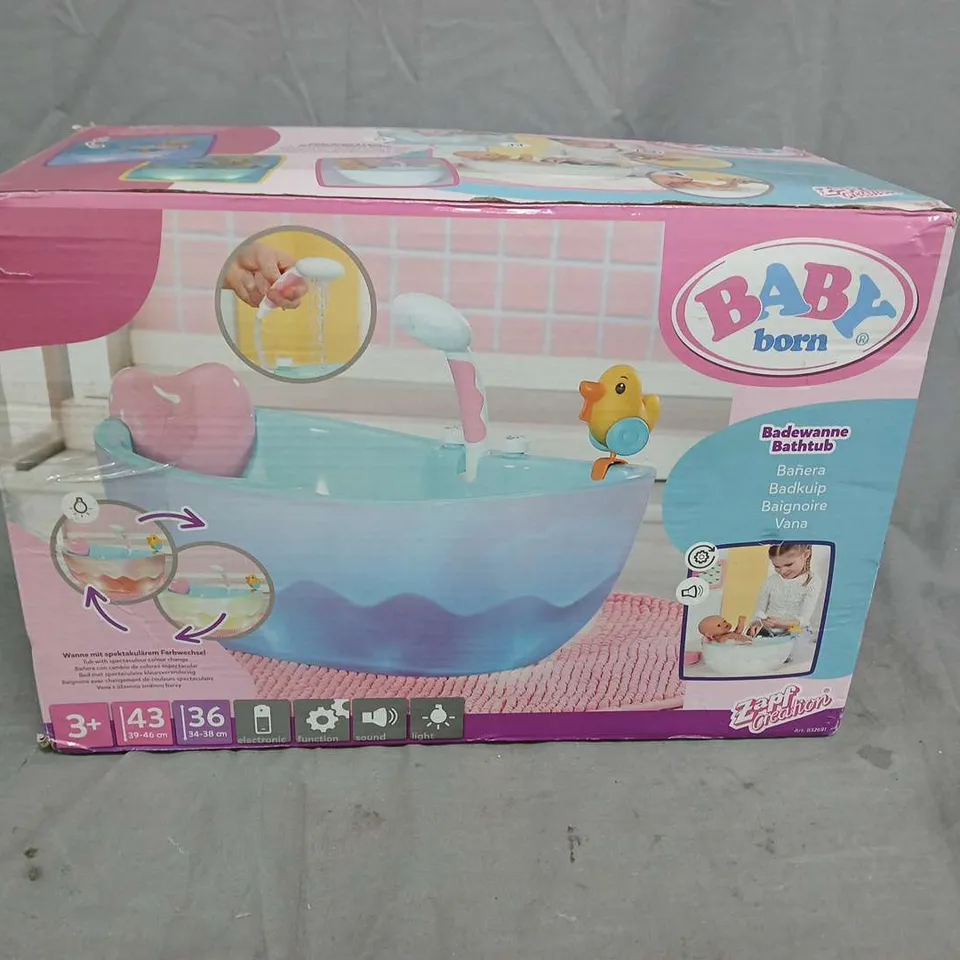 BABY BORN BATH BATHTUB