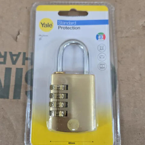 YALE STANDARD PROTECTION COMBINATION PADLOCK 