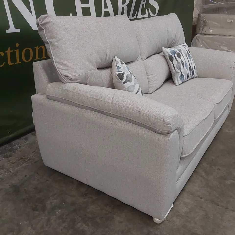 QUALITY DESIGNER PADSTOW FABRIC UPHOLSTERED 2 SEATER SOFA 